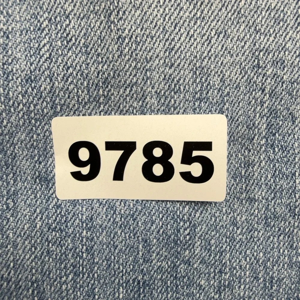 Levis 505 Jeans Mens 40x32 Light Wash Blue Regular Fit Straight Leg Denim Pants